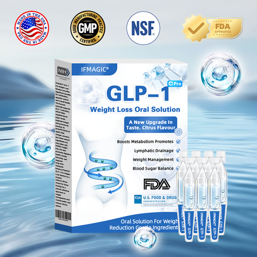 【Influencer's Pick】IFMAGIC® GLP-1 Pro Weight Loss Oral Solution  7 days visible effect, no side effects, suitable for all age groups
