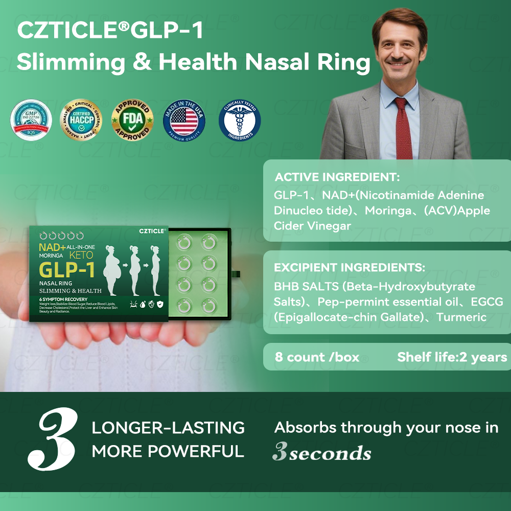[𝑂𝑓𝑓𝑖𝑐𝑖𝑎𝑙 𝑆𝑡𝑜𝑟𝑒]🎁🎁 CZTICLE® 𝐺𝐿𝑃-1  𝑆𝑙𝑖𝑚𝑚𝑖𝑛𝑔 & 𝐻𝑒𝑎𝑙𝑡ℎ 𝑁𝑎𝑠𝑎𝑙 𝑅𝑖𝑛𝑔 ｜⚡ 𝐹𝑎𝑠𝑡 𝐹𝑎𝑡 𝐵𝑢𝑟𝑛 & 𝑀𝑒𝑡𝑎𝑏𝑜𝑙𝑖𝑐 𝐵𝑎𝑙𝑎𝑛𝑐𝑒