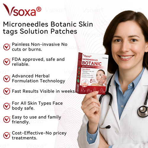 CZTICLE® 💧Microneedles Botanical Skin Tags Solution Patches - Made in the USA👩‍⚕️