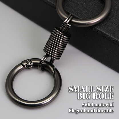 (🔥2025Last Day Promotion  - 49% off)Nordic Retro Spring Double Ring Keychain