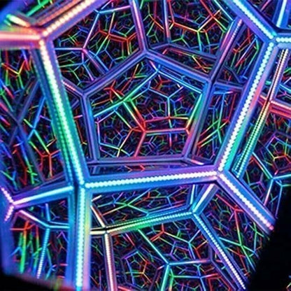 (🎁2025 New Year Hot Sale🎁 49% Off🎁)Infinite Dodecahedron Color Art Light