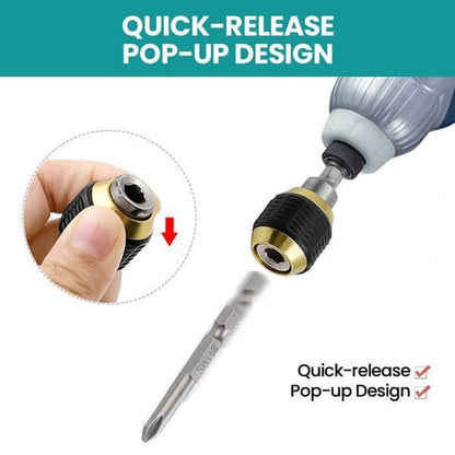 (🎁2025 New Year Hot Sale🎁)Quick-release Hexagon Drill Bit Coupling