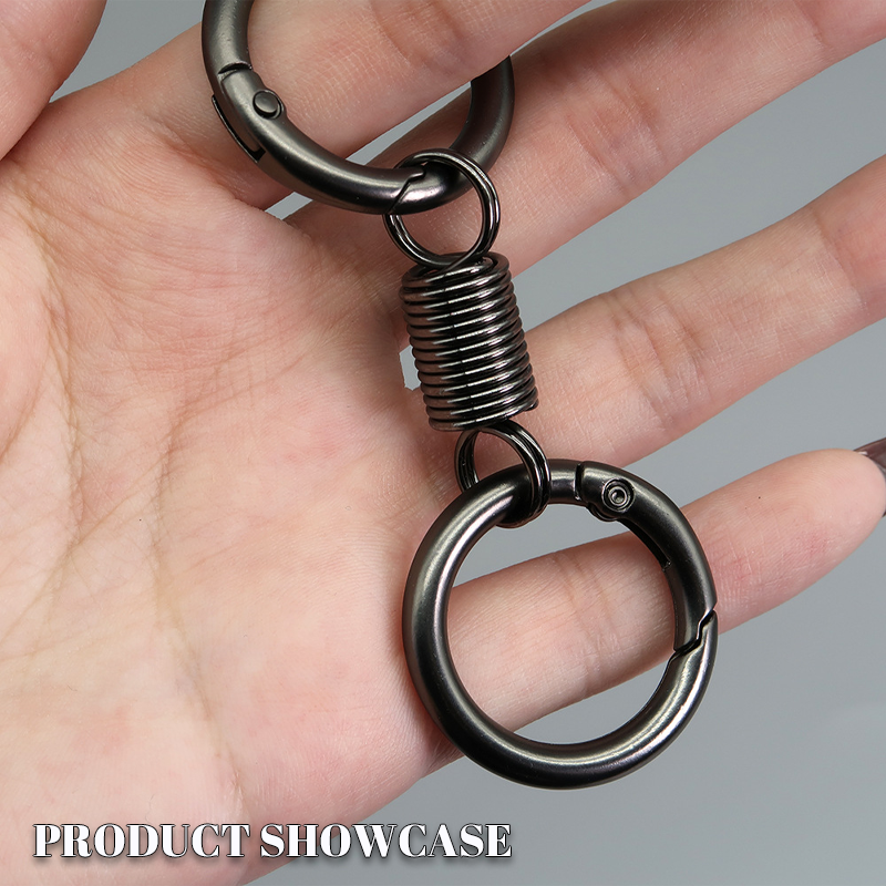 (🔥2025Last Day Promotion  - 49% off)Nordic Retro Spring Double Ring Keychain