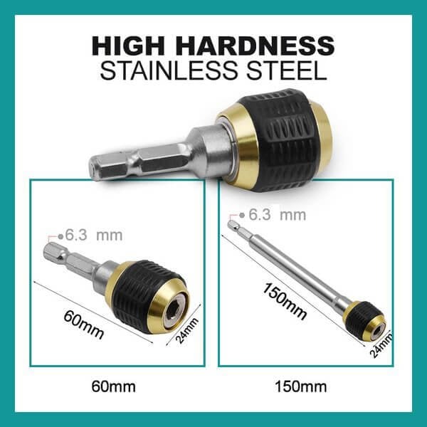 (🎁2025 New Year Hot Sale🎁)Quick-release Hexagon Drill Bit Coupling